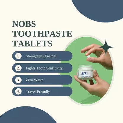 NOBS Chewable Toothpaste - 2 month Supply