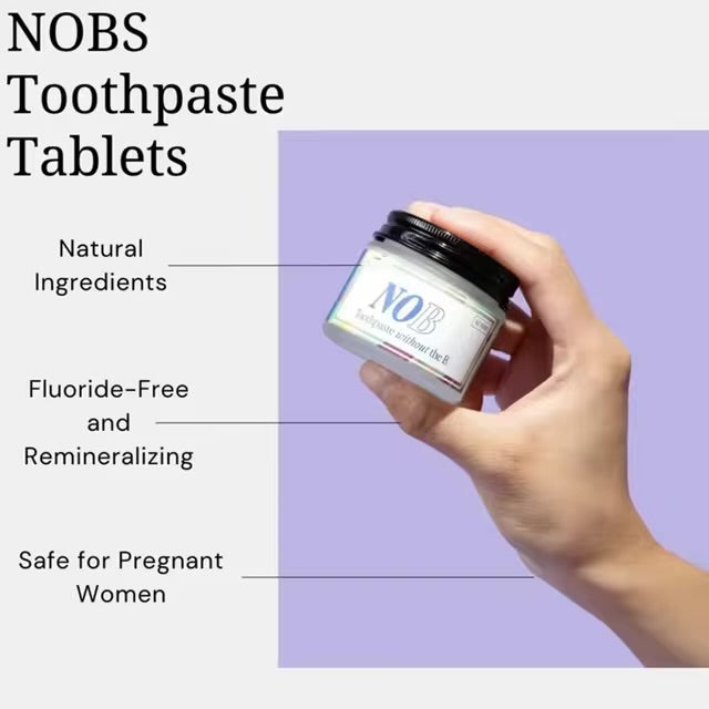 NOBS Chewable Toothpaste - 2 month Supply