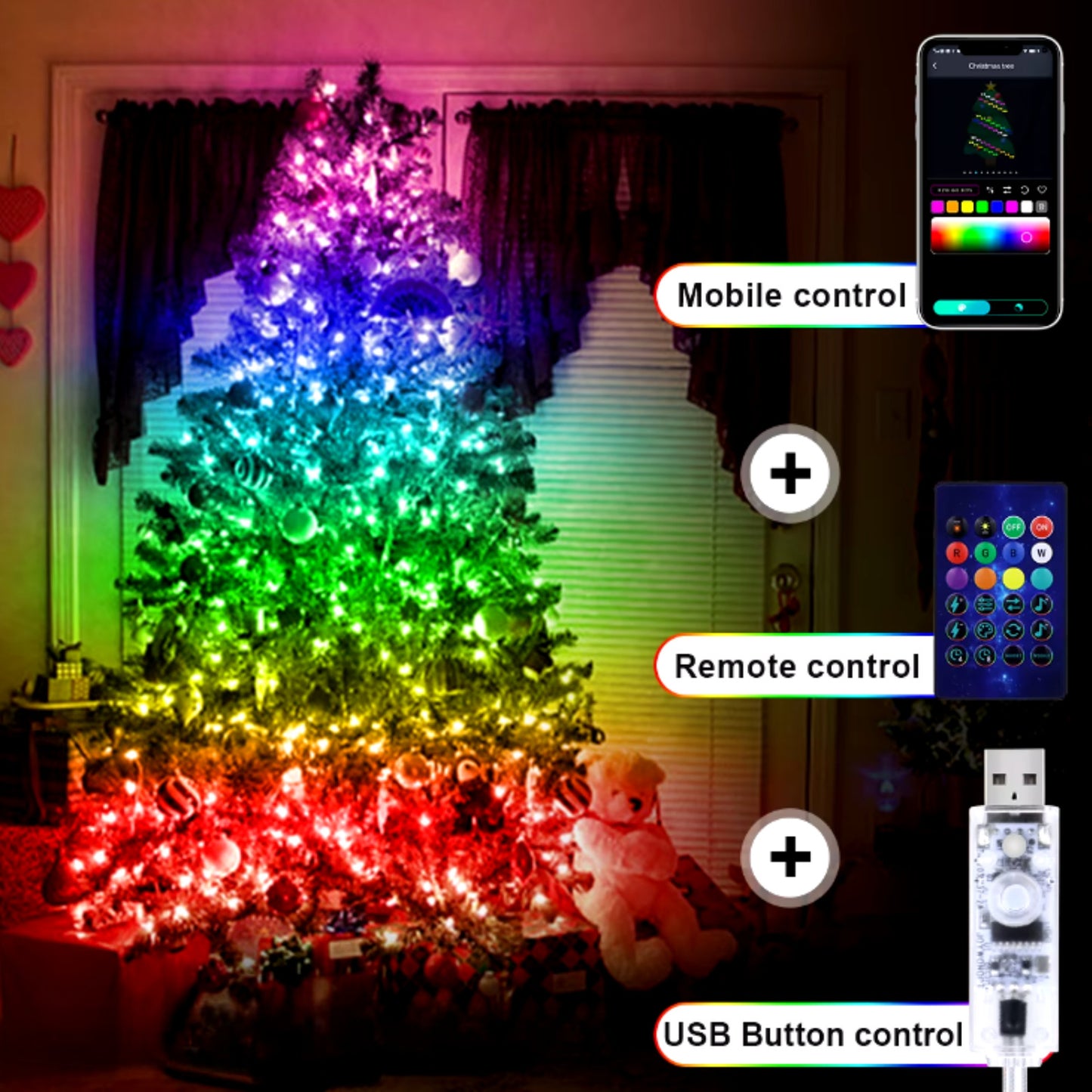 Bluetooth LED Christmas Lights